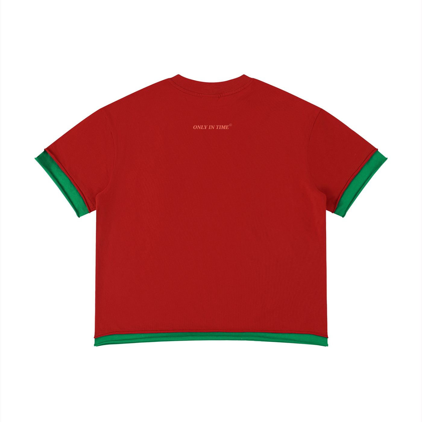 Unisex Boxy Color Block T-Shirt
