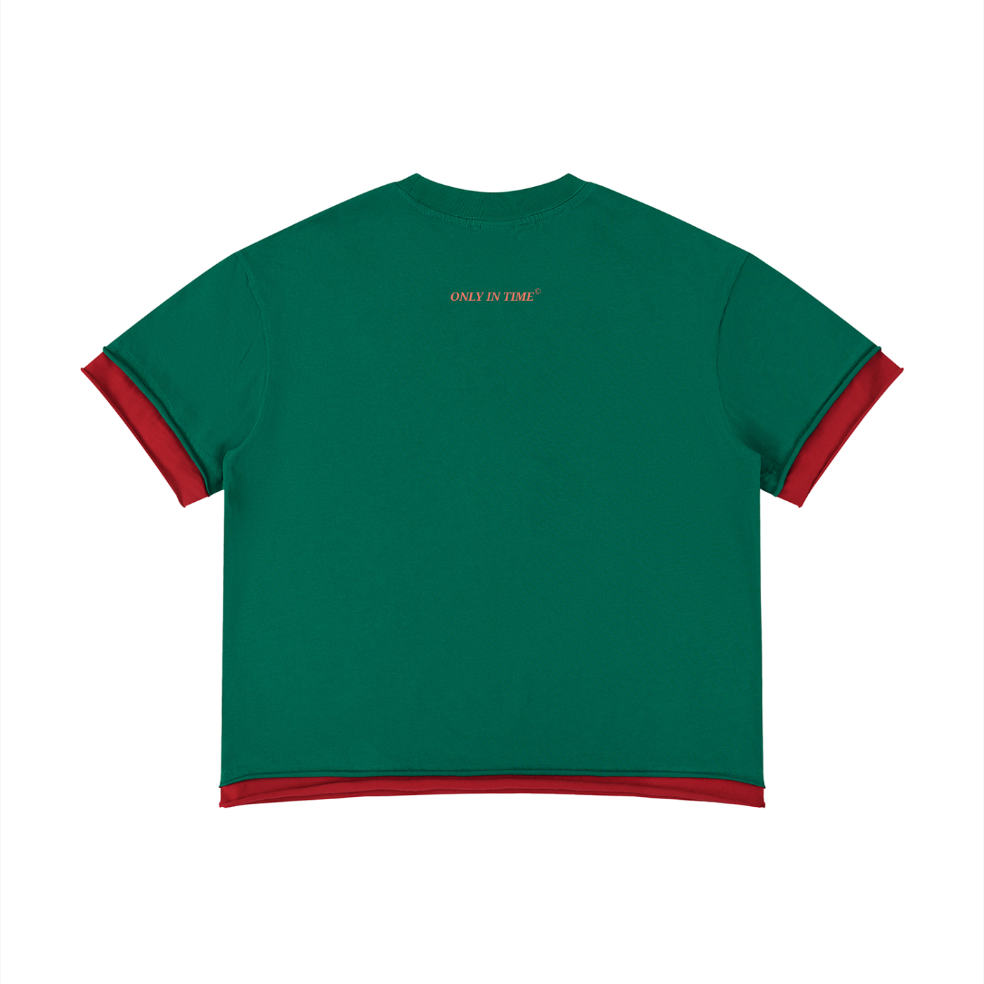 Unisex Boxy Color Block T-Shirt