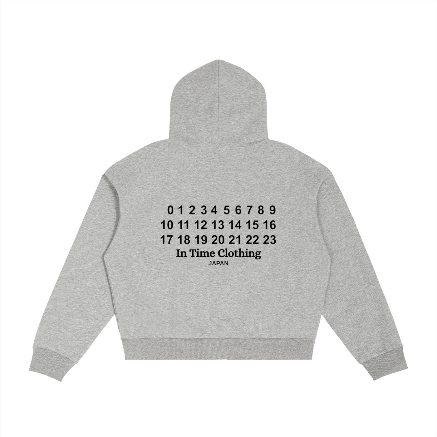 Contrast Plaid Boxy Zip Hoodie