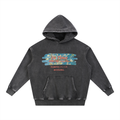 Snow Wash Fleece Oversize Hoodie