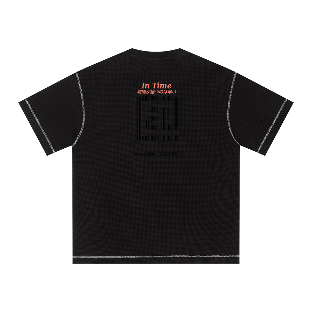 Unisex Sunfade Waffle Boxy T-Shirt