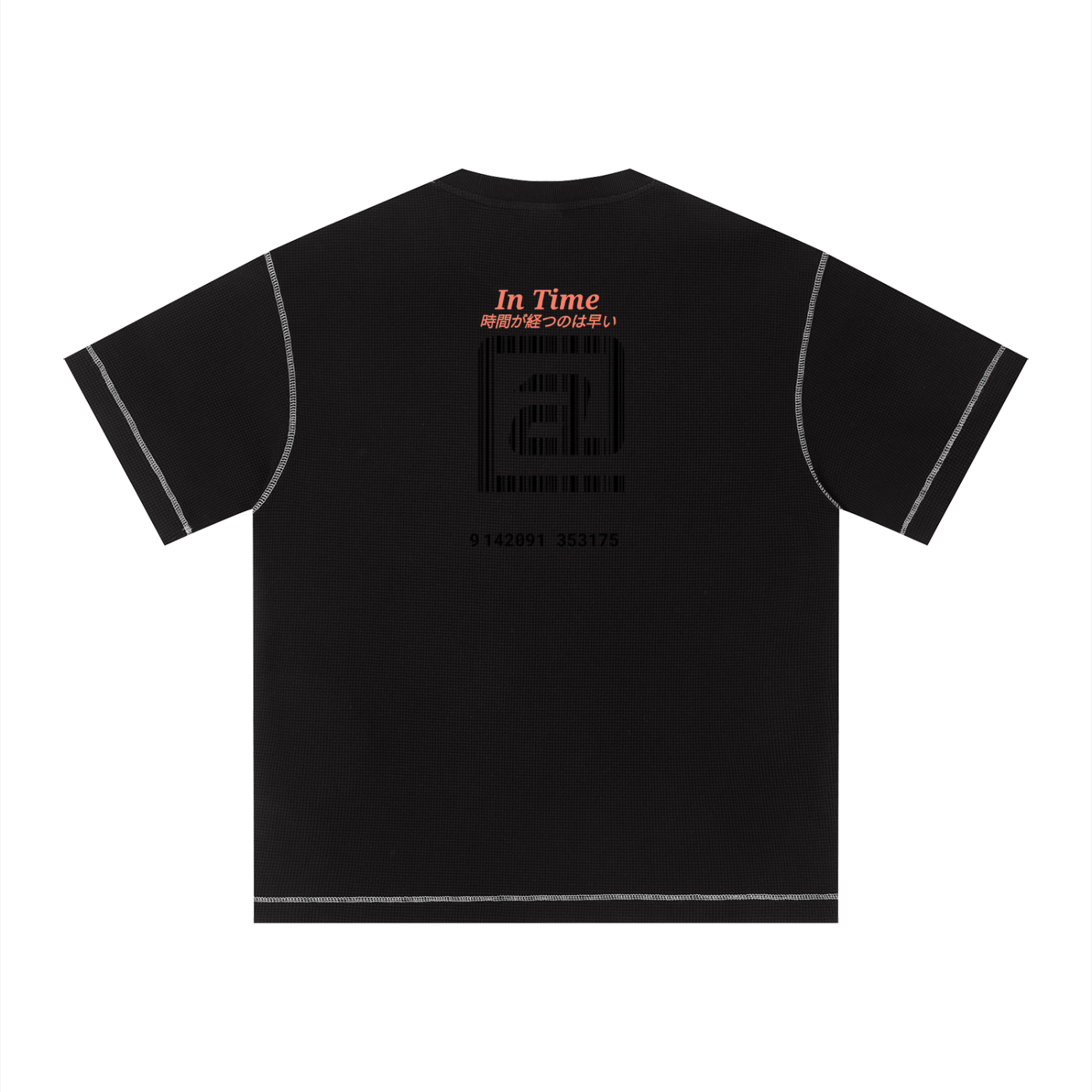 Unisex Sunfade Waffle Boxy T-Shirt