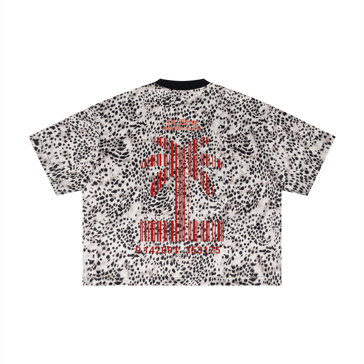 Unisex Leopard Print Boxy T-Shirt