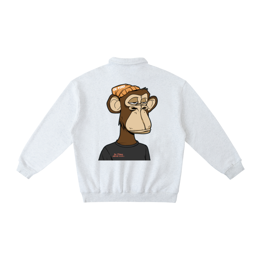 Heavyweight Polo-Collar Sweatshirt