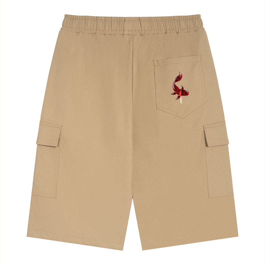 Unisex Drawstring Cargo Shorts
