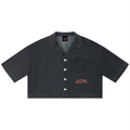 Women's Vintage Wash Boxy Cropped Shirt