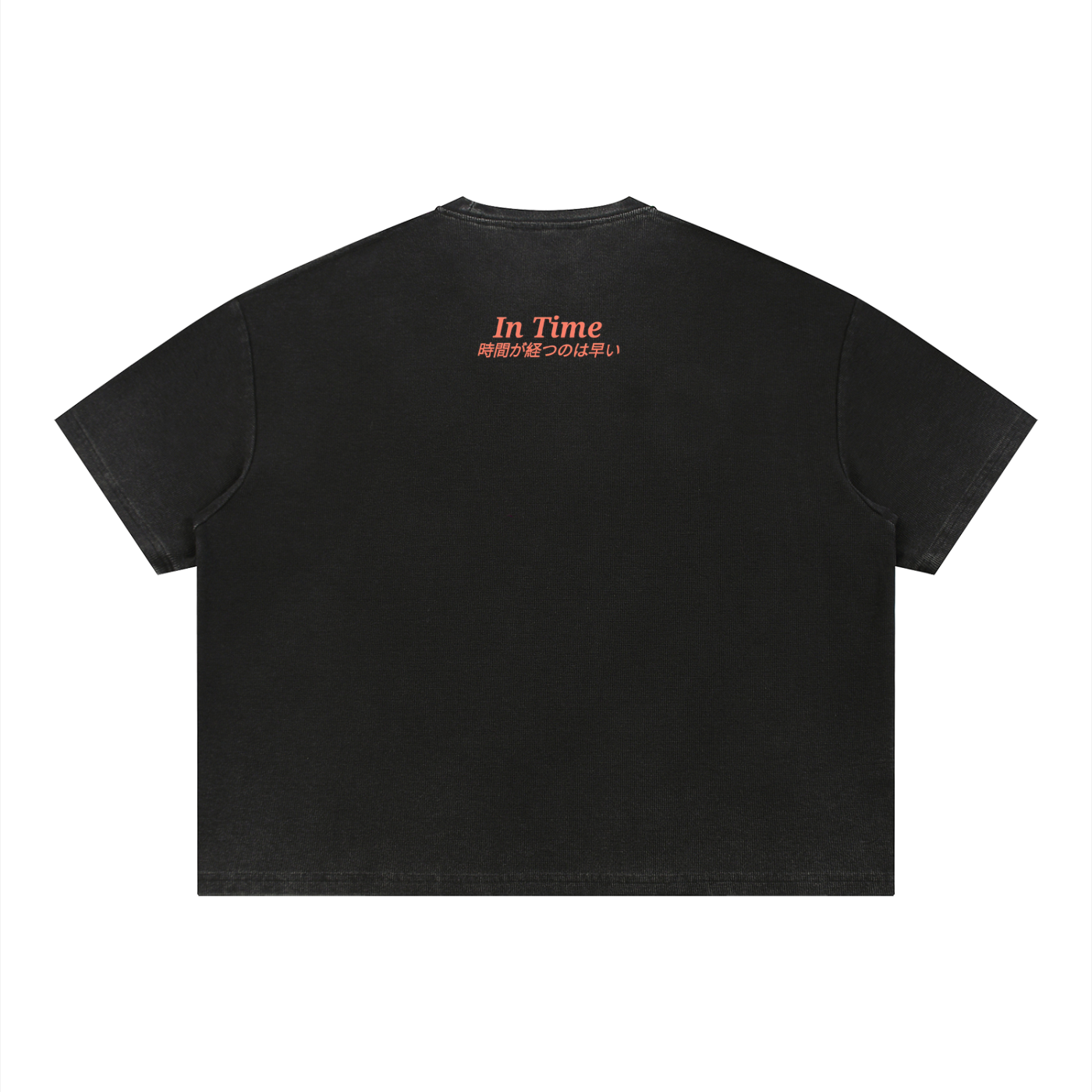 Unisex Vintage Wash Sunfade Boxy Waffle T-Shirt