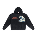 Hand-Frayed Sunfade Zip Hoodie