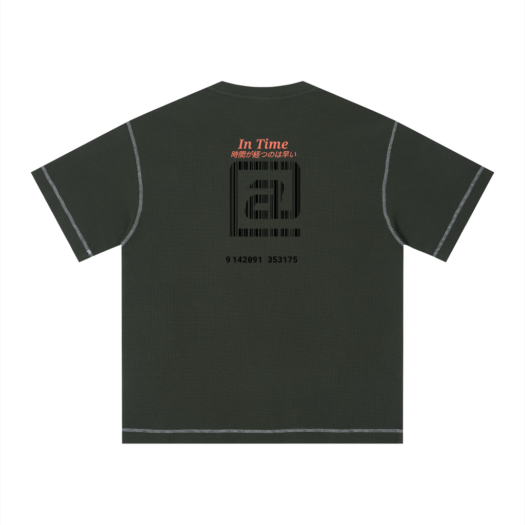 Unisex Sunfade Waffle Boxy T-Shirt
