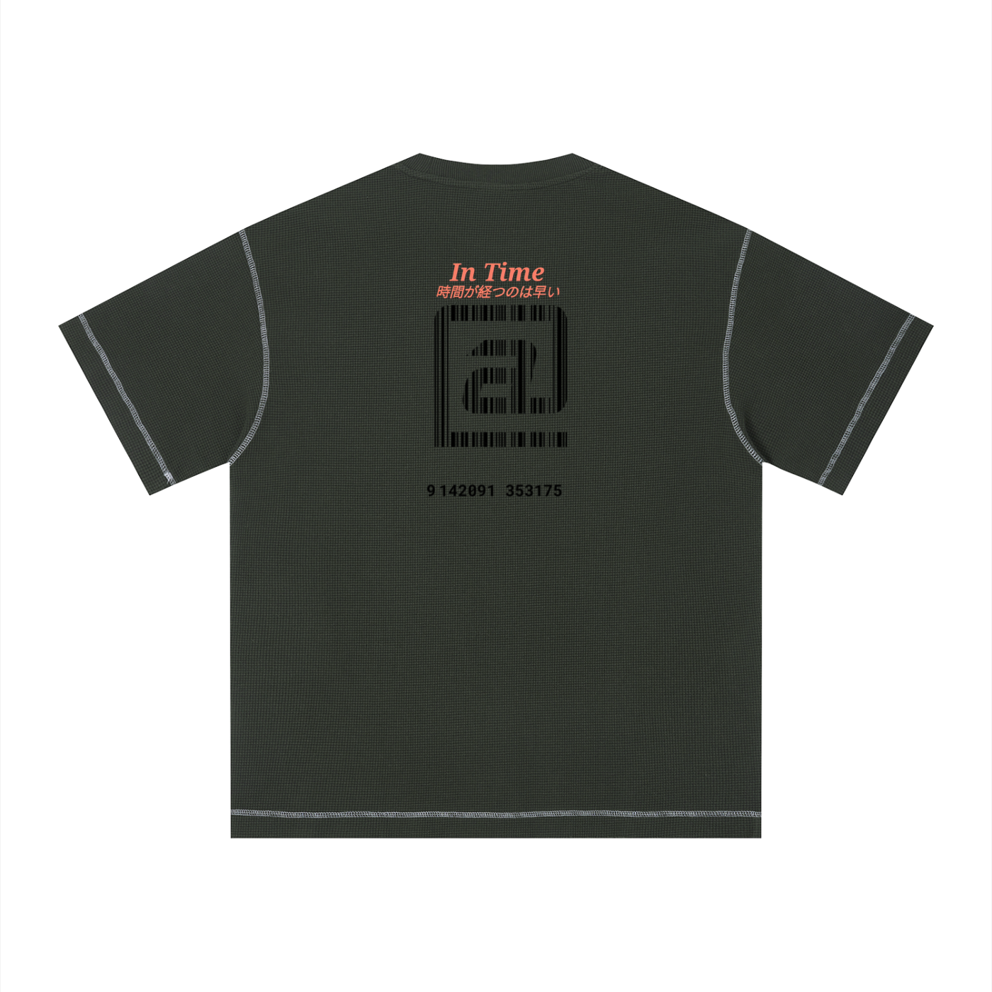 Unisex Sunfade Waffle Boxy T-Shirt