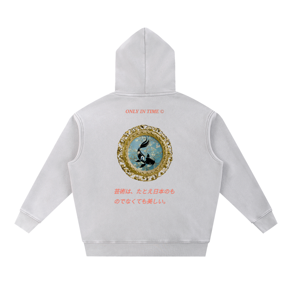 Snow Wash Fleece Oversize Hoodie