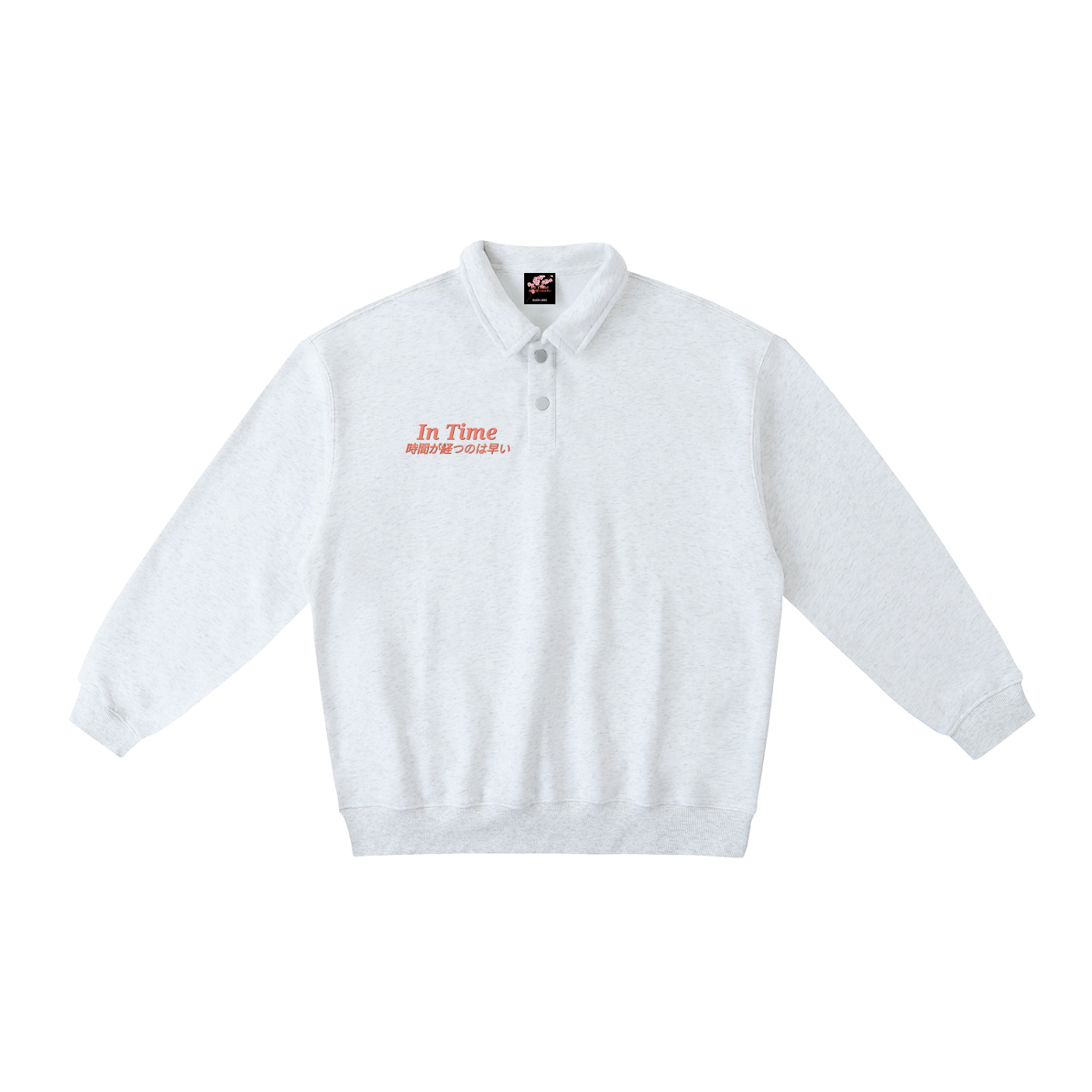 Heavyweight Polo-Collar Sweatshirt