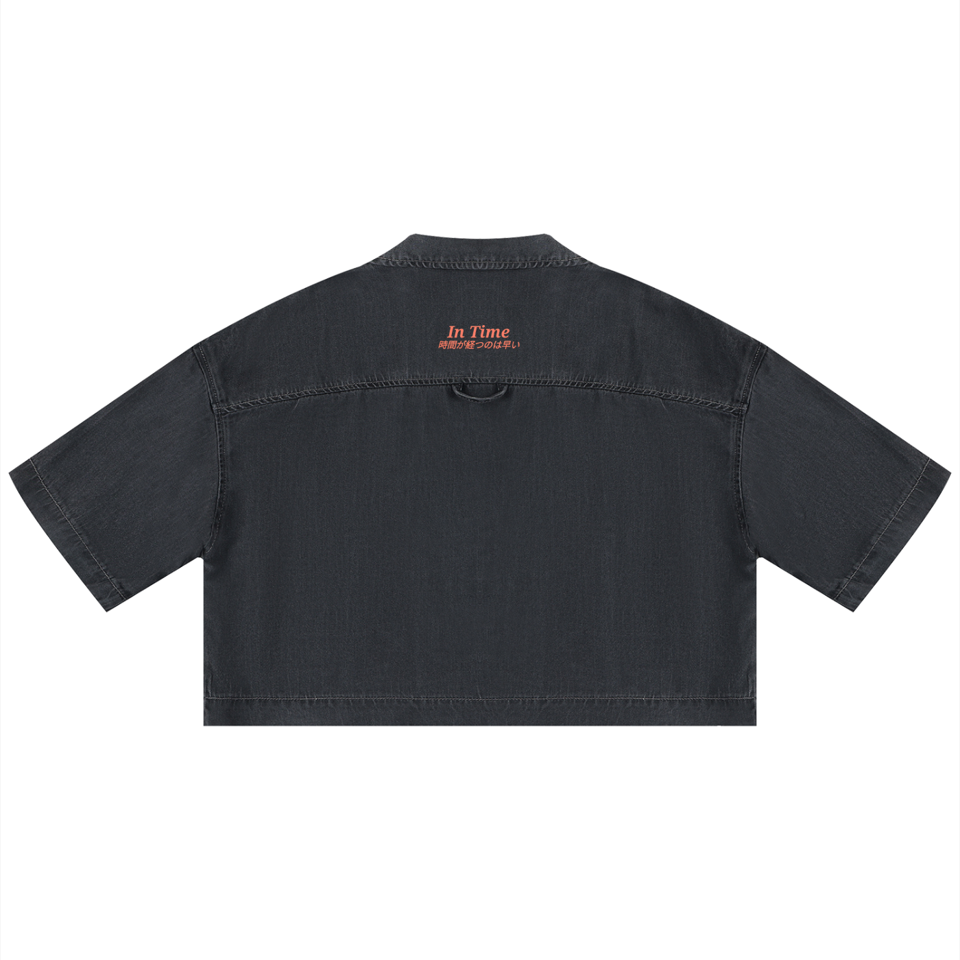 Women's Vintage Wash Boxy Cropped Shirt