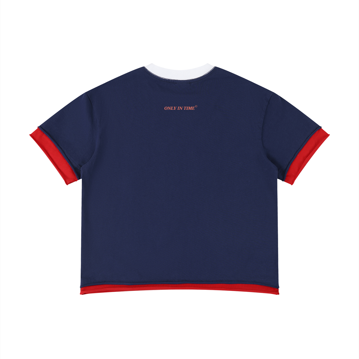 Unisex Boxy Color Block T-Shirt