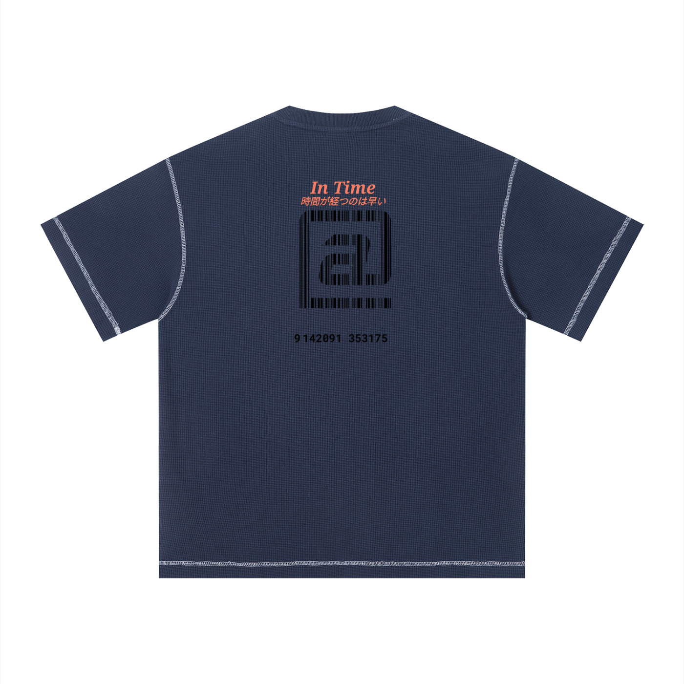 Unisex Sunfade Waffle Boxy T-Shirt