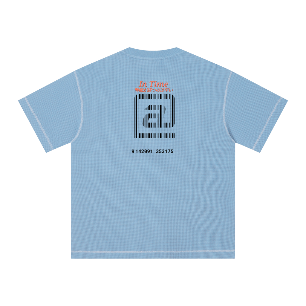 Unisex Sunfade Waffle Boxy T-Shirt