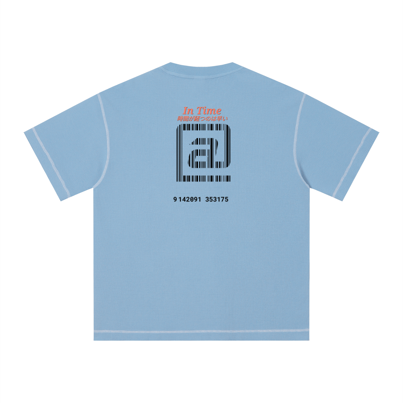Unisex Sunfade Waffle Boxy T-Shirt