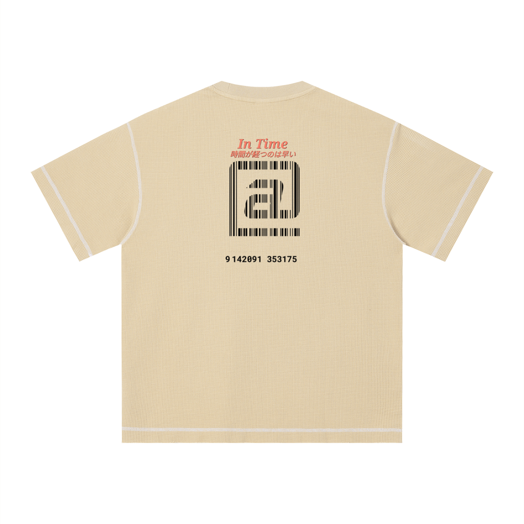 Unisex Sunfade Waffle Boxy T-Shirt
