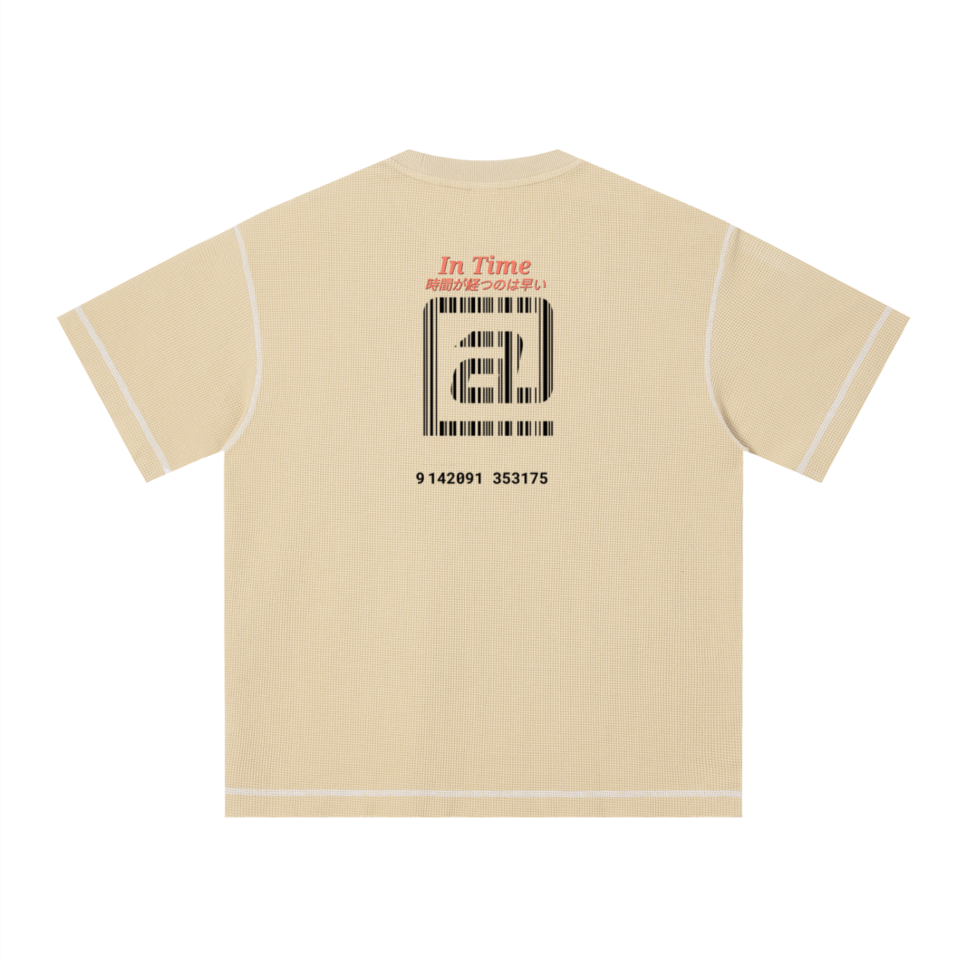 Unisex Sunfade Waffle Boxy T-Shirt