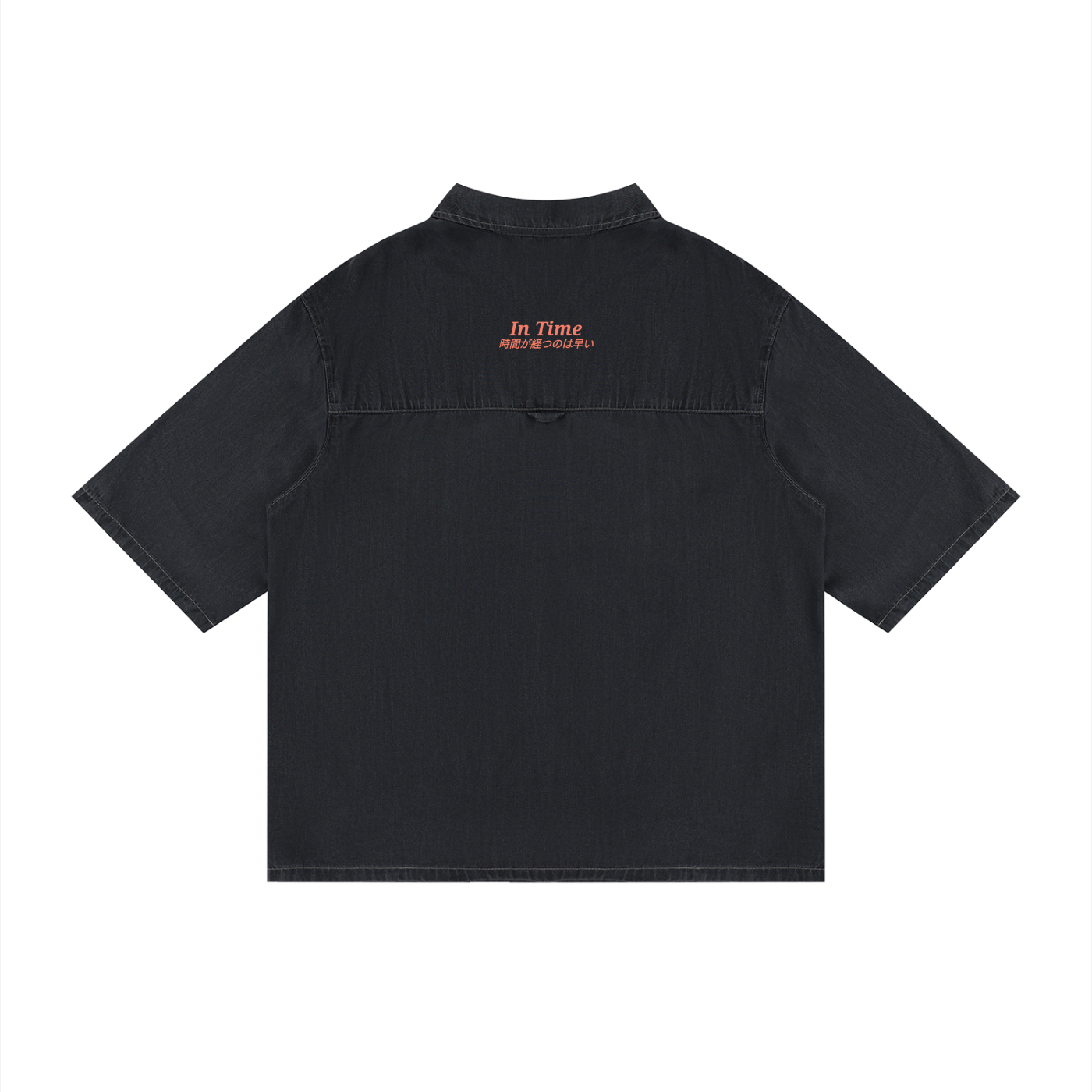 Unisex Vintage Wash Drop Shoulder Lyocell Shirt